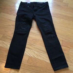 Gap Always Skinny High Rise Jeans Black Sz 28
